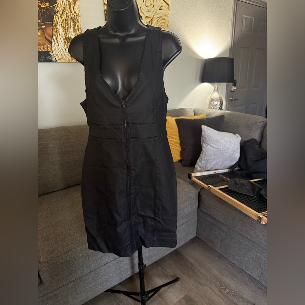 Black Leather Dress